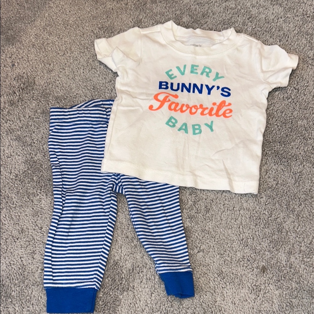 Carters Every Bunny's Favorite Baby Outfit size 6 months baby’s first Easter